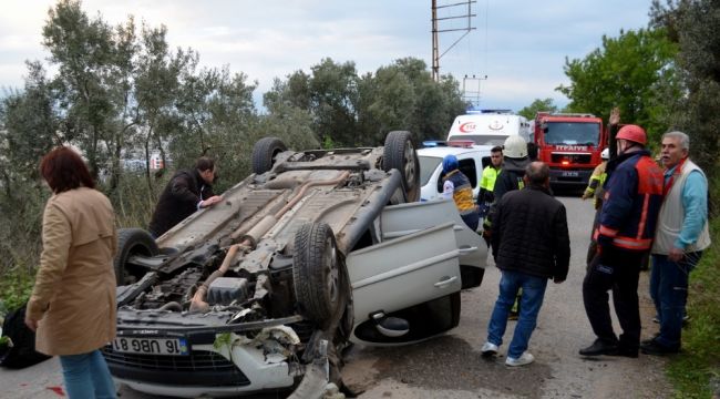 Takla atan araçta can pazarı