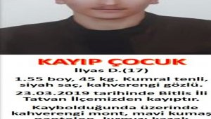 Tatvan'da liseli gençten 9 gündür haber alınamıyor
