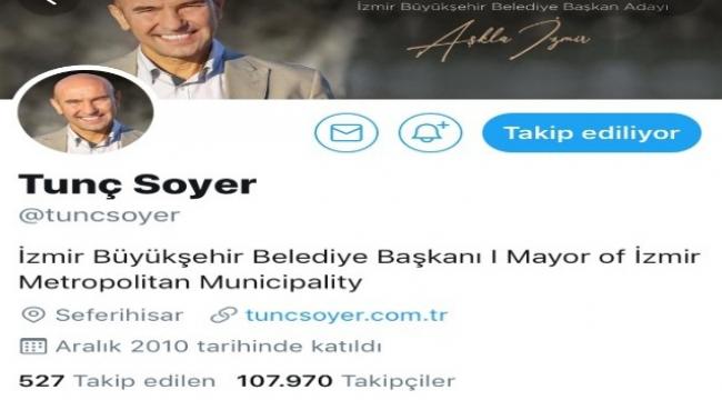 Tunç Soyer, sosyal medyadaki unvanını güncelledi