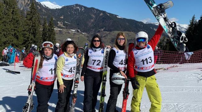 Uluslararası Gazeteciler Kayak Şampiyonası Fransa'da yapıldı