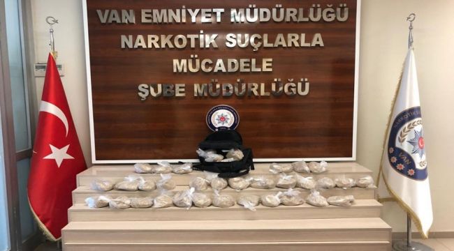 Van'da uyuşturucu operasyonları