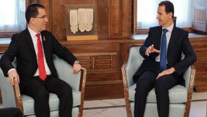 Venezuelalı Bakan Arreaza, Esad ile görüştü