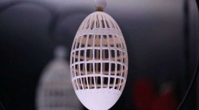 Yumurta kabukları sanat eserine dönüşüyor