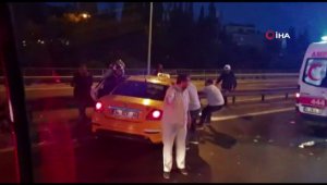 15 Temmuz Şehitler Köprüsü'nde kaza: 2 yaralı