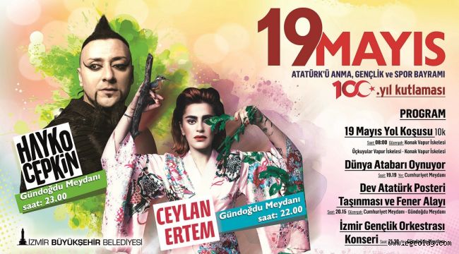 19 Mayıs coşkusu tüm İzmir'i saracak