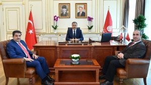 Ali Yerlikaya, AK Parti ve CHP Grup Başkan Vekillerini kabul etti