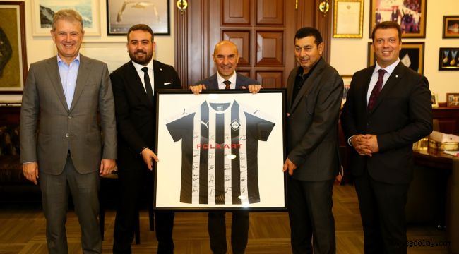 Altay'dan Tunç Soyer'e Hayırlı Olsun Ziyareti