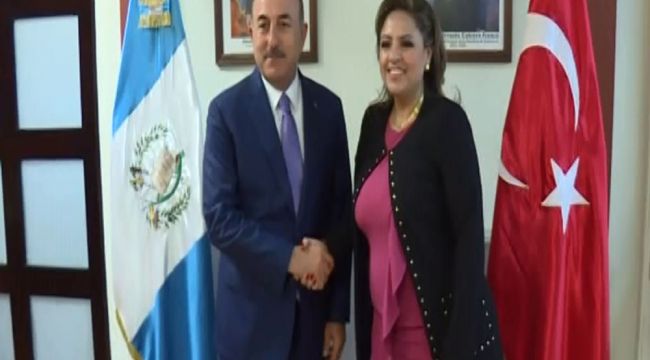 Bakan Çavuşoğlu, Guatemalalı mevkidaşı Polanco ile görüştü