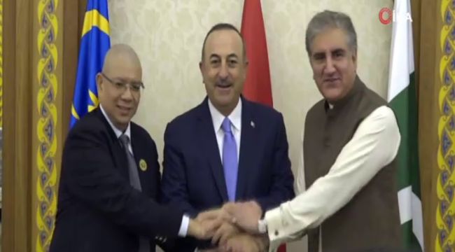Bakan Çavuşoğlu, Üçlü Dışişleri Bakanları Toplantısı'na katıldı
