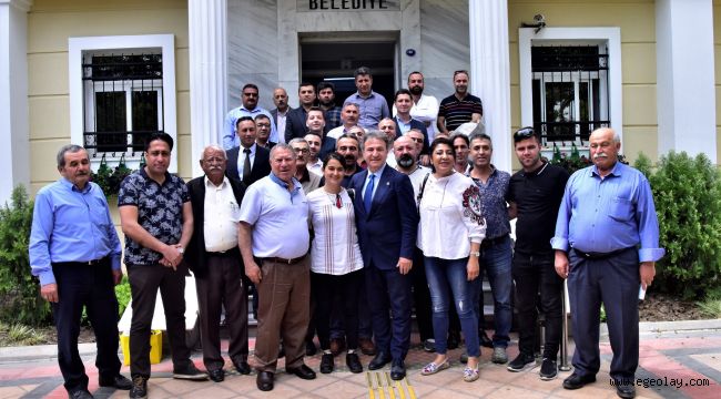 Başkan İduğ Alevi derneklerinin temsilcilerini ağırladı