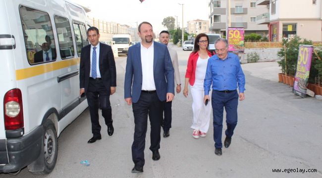 Başkan Utku Gümrükçü Sabah Mesaisinde