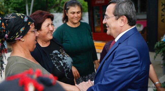 Batur'dan Honaz'a destek ziyareti