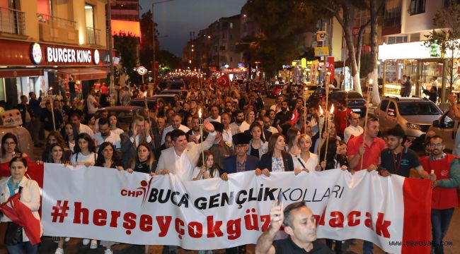 Buca'da milli mücadelenin 100'üncü yıl coşkusu 