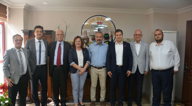 CHP İzmir İl Başkanı Yücel'den İzmir Barosu'na ziyaret 