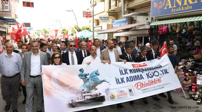 Çiğli'de 100.yıl kutlamaları kortejle başladı