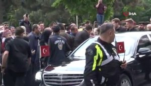 Cumhurbaşkanı Erdoğan, Kağıthane'de cenaze törenine katıldı