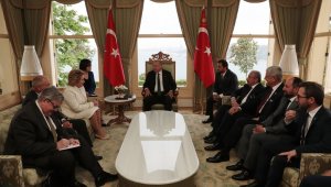 Cumhurbaşkanı Erdoğan Rusya Federasyon Konseyi Başkanını kabul etti