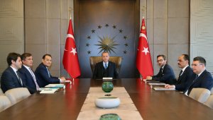 Cumhurbaşkanı Erdoğan, Türk Konseyi Genel Sekreteri Amreyev'i kabul etti 