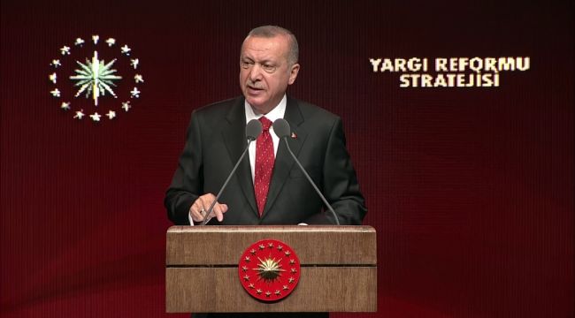 Cumhurbaşkanı Erdoğan, Yargı Reform Stratejisi Belgesi'ni açıkladı