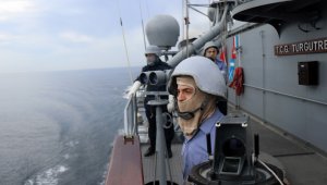 Deniz Kurdu-2019'da hava savunması atışları başarı ile tamamlandı