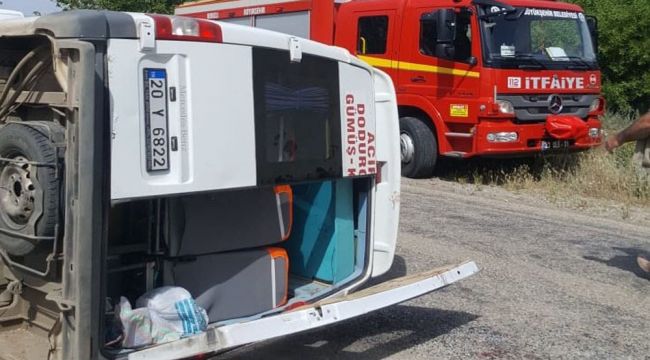 Denizli'de trafik kazası:7 yaralı