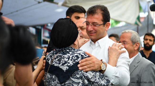 Ekrem İmamoğlu'ndan vatandaşa: Dua et bana!