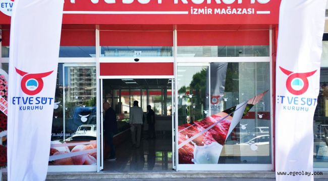 Et ve Süt Kurumu İzmir Mağazası Hizmete Açıldı