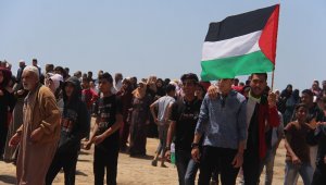 Gazze'deki Nakbe gösterilerinde 65 kişi yaralandı