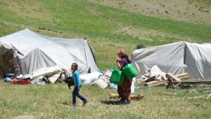 Göçerler, yaylalardaki yerini almaya başladı