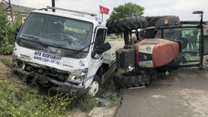 Kalp krizi geçiren sürücünün yaptığı kaza kamerada