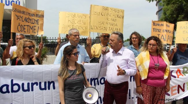Karaburun'un doğal yapısının bozulmasına izin vermeyeceğiz 