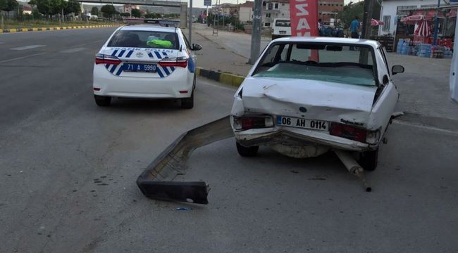 Kırıkkale'de trafik kazaları: 1 ölü, 4'ü ağır 9 yaralı