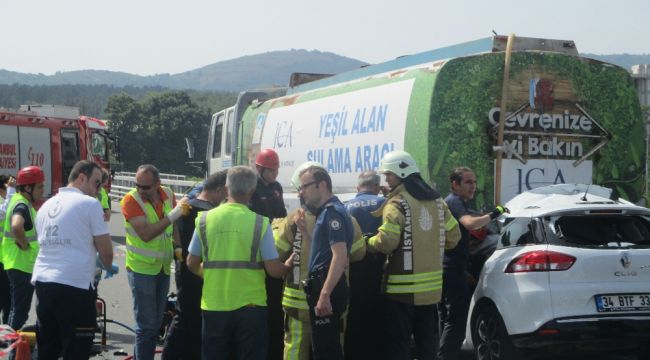 Kuzey Marmara Otoyolu'nda feci kaza: 1 ölü