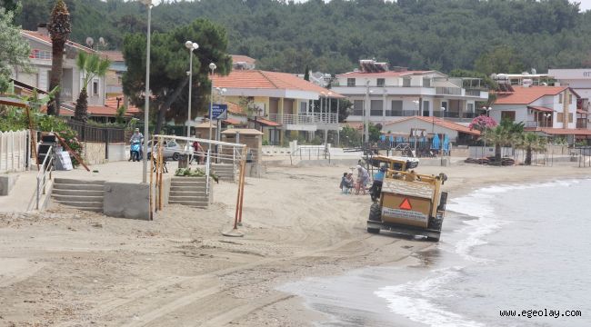 Menderes Sahilleri Yaza Hazır 
