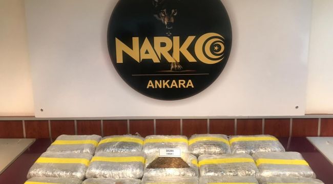 Narkotik ekipleri 16.5 kilo skunk ele geçirdi