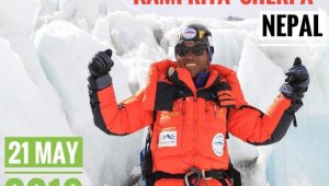 Nepalli dağcı 24'üncü kez Everest'in zirvesinde