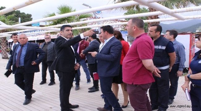 Özdere'deki kafe yıkıldı, alan halka açılacak