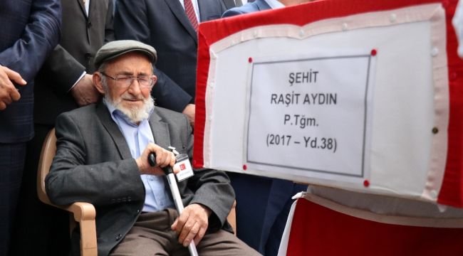 Pençe Harekatı şehidi Piyade Teğmen Raşit Aydın son yolculuğuna uğurlandı