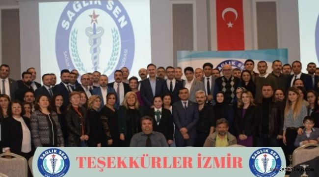 Sağlık-Sen 1 No'lu Şubesi İzmir'de yetkili sendika seçildi