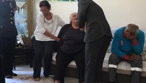 Şehit evinde acı tesadüf