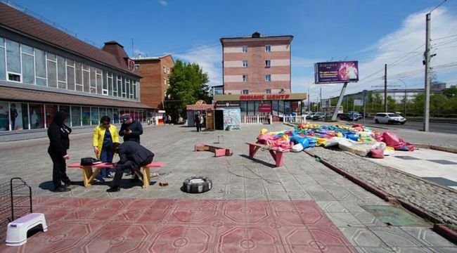 Şişme oyun parkı rüzgara kapıldı: 5 çocuk yaralandı