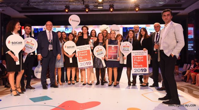SOCAR Türkiye ve iştirakleri 2019'un en iyi işverenleri!