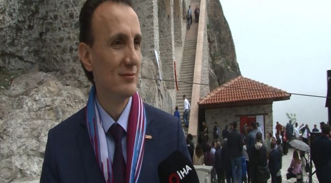 Sümela Manastırı'nın birinci kısmının ziyarete açılması