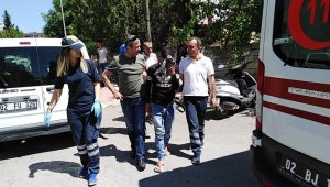 Tacizci mahallelinin elinden zor kurtuldu