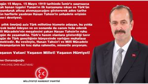 Tamer Osmanağaoğlu'ndan Hasan Tahsin Mesajı