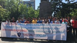 Trabzonspor taraftarından Cumhurbaşkanı Erdoğan'a teşekkür