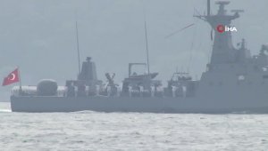 Türk savaş gemilerinden "çimariva" selamı