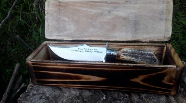 Ünal Karaman'a özel avcı bıçağı