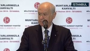 Bahçeli: ABD Türkiye'nin sinir uçlarıyla oynamaktadır