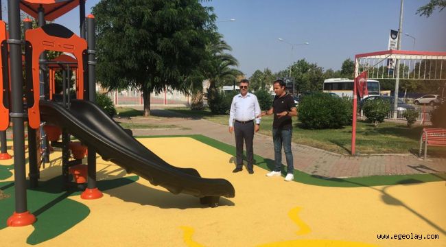 Bayraklı'nın Parkları Yenileniyor
